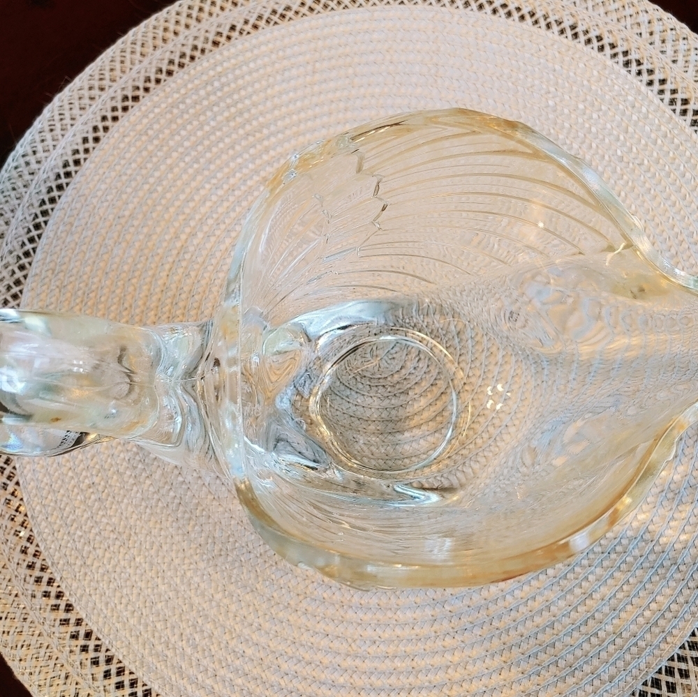 Glass Swan Candy Dish Planter Bowl Collections France 24% Lead  #CristalDArques - Picture 3 of 6